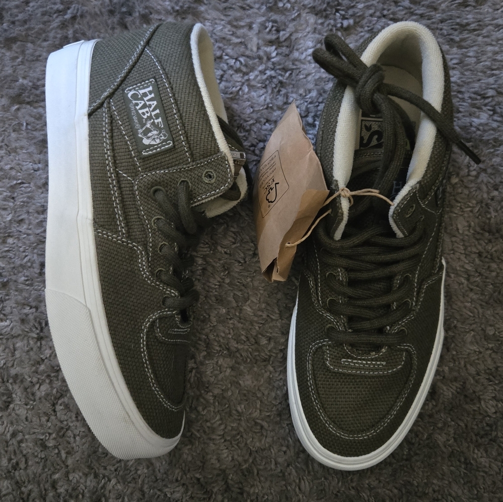Vans Half Cab Secret Stash Men VR3Cush Green Mid Top 072025